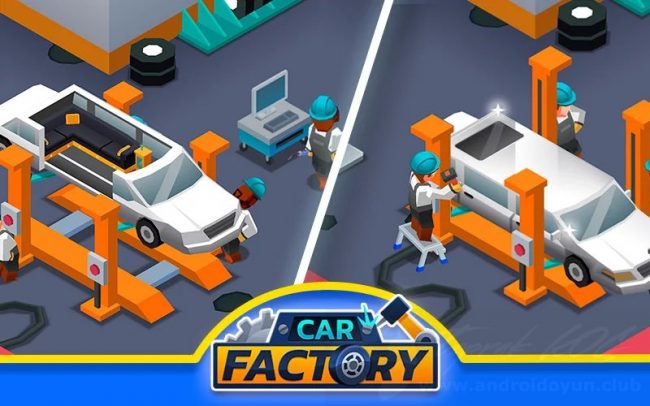 Download Idle Car Factory Tycoon v0.9.4 MOD APK – DINHEIRO INFINITO