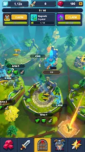 Screenshot de Idle Dungeon Manager Arena Tycoon Game v1.7.4 Apk Mod (Dinheiro Infinito)