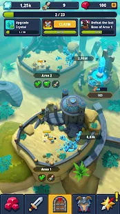 Screenshot de Idle Dungeon Manager Arena Tycoon Game v1.7.4 Apk Mod (Dinheiro Infinito)