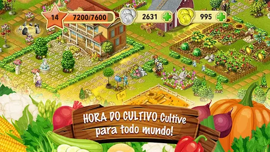 Screenshot de Jane’s Farm (Fazenda de Jane: jogo colheita) v9.7.6 Apk Mod (Dinheiro Infinito)
