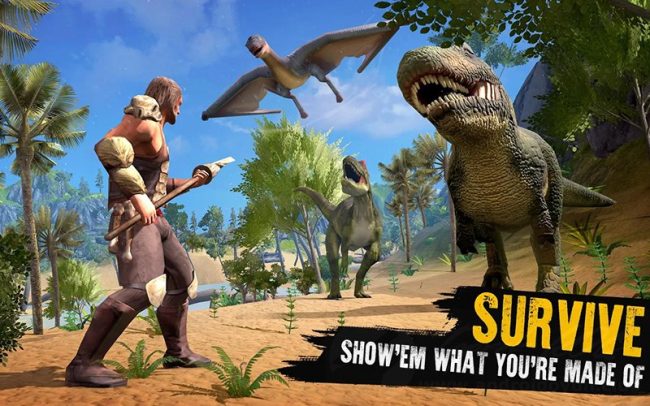 Download Jurassic Survival Island v4.5 MOD APK – DINHEIRO INFINITO