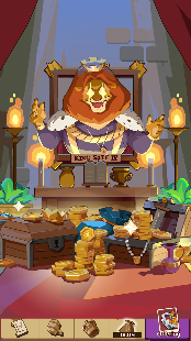 Screenshot de Kingdomtopia: The Idle King v1.1 Apk Mod (Dinheiro Infinito)