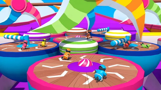 Screenshot de Knockout Fall Guys Royale 3D v1.0.4 Apk Mod (Dinheiro Infinito)