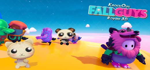 Knockout Fall Guys Royale 3D v1.0.4 Apk Mod (Dinheiro Infinito)