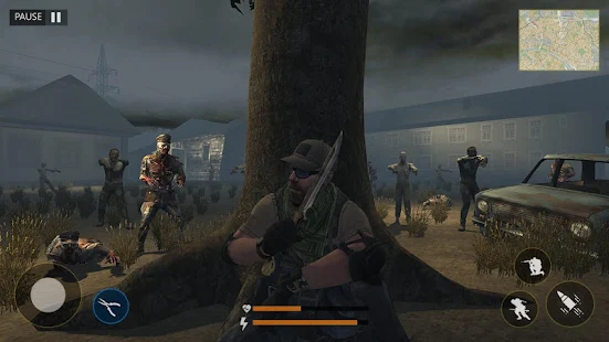 Screenshot de Last of Zombie: Real Survival Shooter 3D v1.1.1 Apk Mod (Dinheiro Infinito)