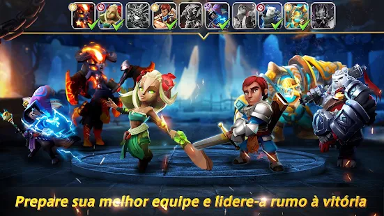 Screenshot de Lionheart: Lua Sombria v2.3.8 Apk Mod (Skill No Cooldawn)