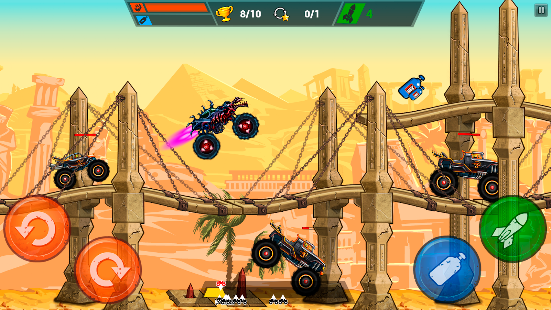 Screenshot de Mad Truck Challenge Racing v1.5 Apk Mod (Dinheiro Infinito)