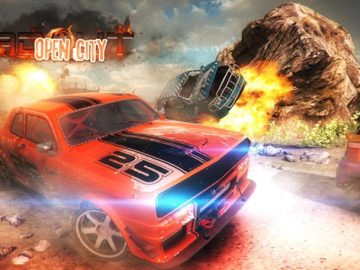 Download MadOut Open City v7 Apk + Data Mod [Money]
