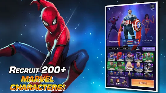 Screenshot de Marvel Puzzle Quest v234.580142 Apk Mod (Dinheiro Infnito)