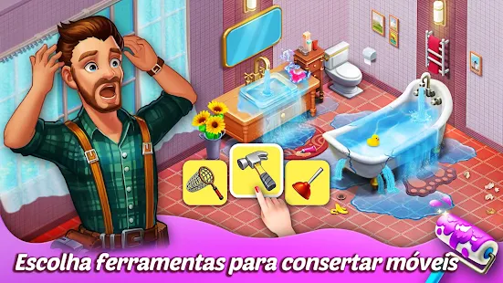 Screenshot de Matchington Mansion v1.210.0 Apk Mod (Dinheiro Infinito)