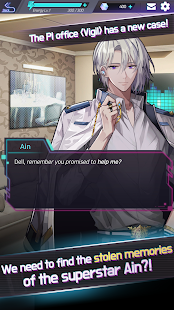 Screenshot de Mayday Memory: CHOICE SF Otome v1.10.5 Apk Mod (Energia Infinita)