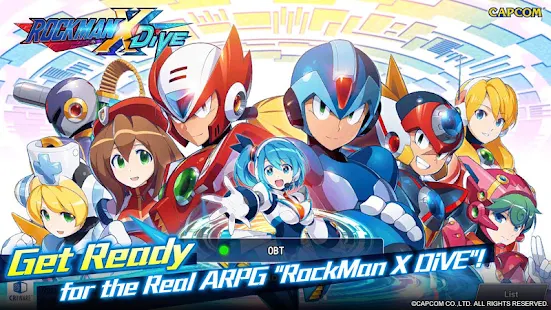Screenshot de MEGA MAN X DiVE – ROCKMAN X DiVE v3.6.0 Apk Mod (God Mod)