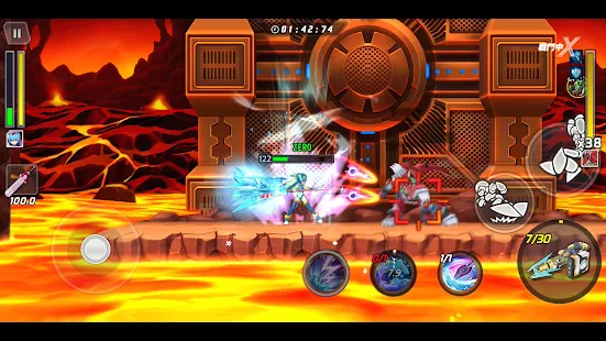 Screenshot de MEGA MAN X DiVE – ROCKMAN X DiVE v3.6.0 Apk Mod (God Mod)