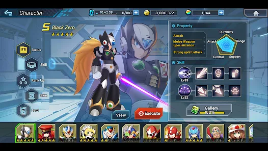 Screenshot de MEGA MAN X DiVE v5.1.1 Apk Mod (God Mod)
