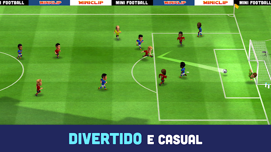 Screenshot de Mini Football v3.1.1 Apk Mod (Adversários Parados)