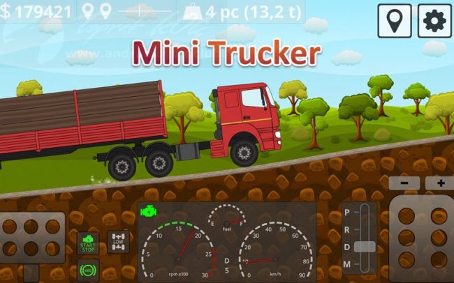 Download Mini Trucker v1.11.16 MOD APK – DINHEIRO INFINITO