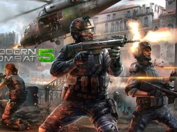 Download Modern Combat 5 v5.9.1a MOD APK [Inimigos não Atiram]