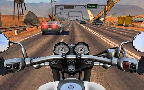 Screenshot de Moto Rider GO: Highway Traffic v2.0 Apk Mod (Dinheiro Infinito)