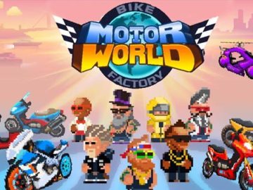 Download Motor World: Bike Factory v1.215 MOD APK [Unlimited Coins / Cash]