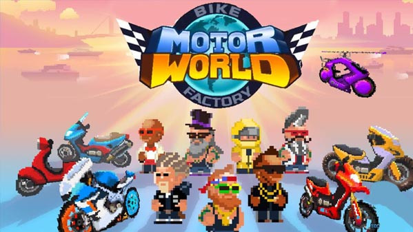 Download Motor World: Bike Factory v1.215 MOD APK [Unlimited Coins / Cash]