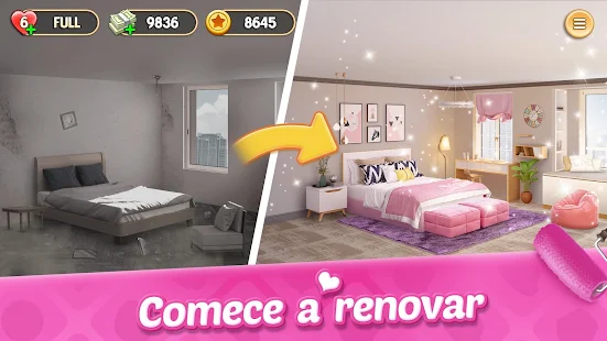 Screenshot de My Home Design Dreams v1.0.490 Apk Mod (Dinheiro Infinito)