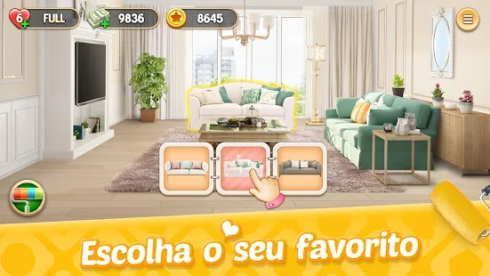 Screenshot de My Home Design Dreams v1.0.490 Apk Mod (Dinheiro Infinito)