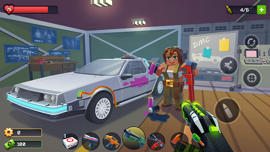 Screenshot de Pixel Combat Zombies Strike v5.10.6 Apk Mod (Dinheiro Infinito)