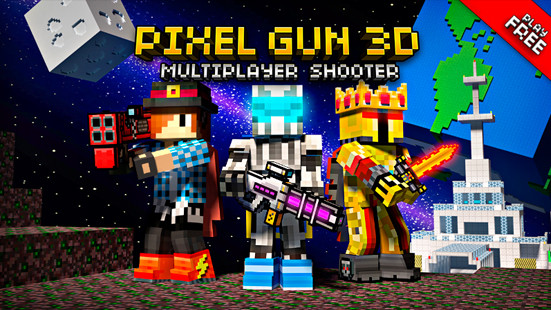 Download Pixel Gun 3D v26.7.2 MOD APK [Munição Infinita]