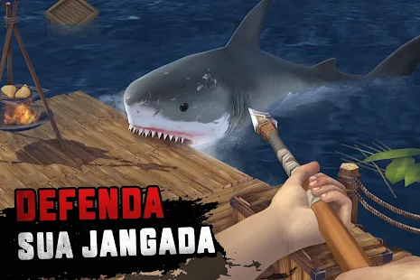 Screenshot de Raft Survival Ocean Nomad v2.10.0 Apk Mod (Dinheiro Infinito)