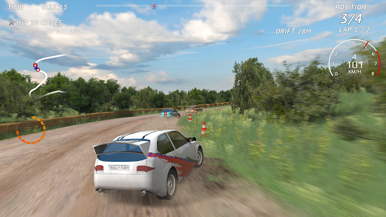 Screenshot de Rally Fury Extreme Racing v1.120 Apk Mod (Dinheiro Infinito)