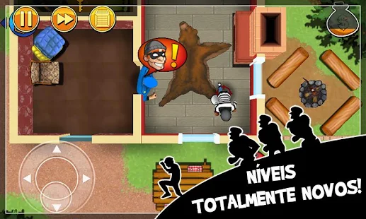Screenshot de Robbery Bob v1.35.1 Apk Mod (Dinheiro Infinito)