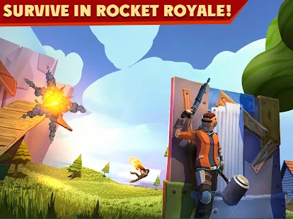Screenshot de Rocket Royale v2.3.7 Apk Mod (Dinheiro Infinito)