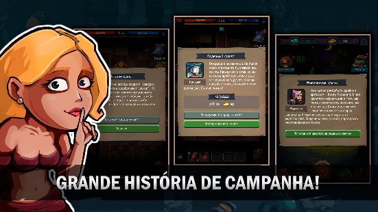Screenshot de RPG Roguelike na Masmorra Ordem do Destino v1.42.45 Apk Mod (Dinheiro Infinito)