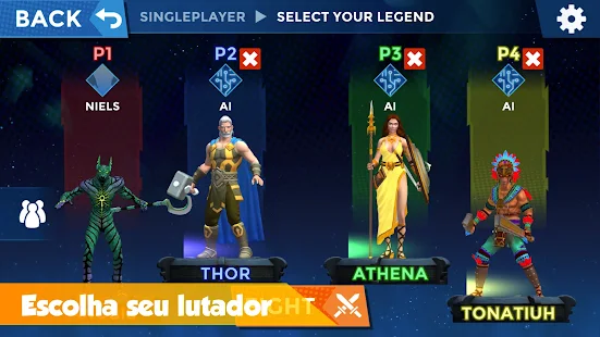 Screenshot de Rumble Arena: Super Smash Legends v3.2.1 Apk Mod (Dinheiro Infinito)