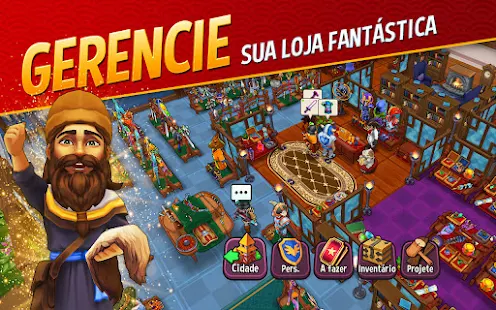 Screenshot de Shop Titans: Design & Comércio v9.5.1 Apk Mod Menu (Dinheiro Infinito)