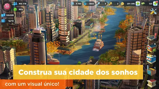 Screenshot de SimCity BuildIt v1.70.1.145876 Apk Mod Menu (Dinheiro Infinito)