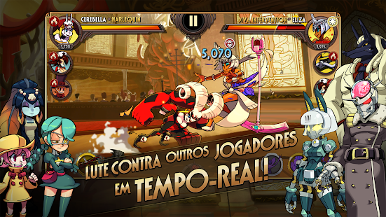 Screenshot de Skullgirls: RPG de Luta v5.0.0 Apk (Skill Infinita)