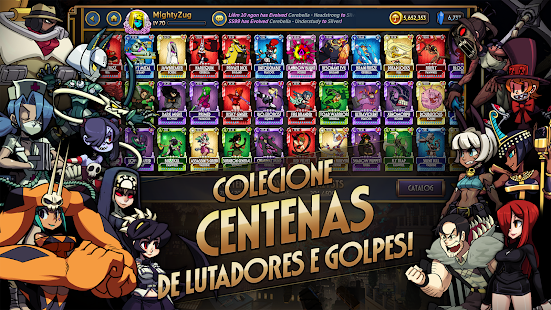 Screenshot de Skullgirls: RPG de Luta v5.0.0 Apk (Skill Infinita)