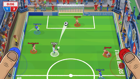 Screenshot de Soccer Battle Online PvP v1.47.0 Apk Mod (Dinheiro Infinito)