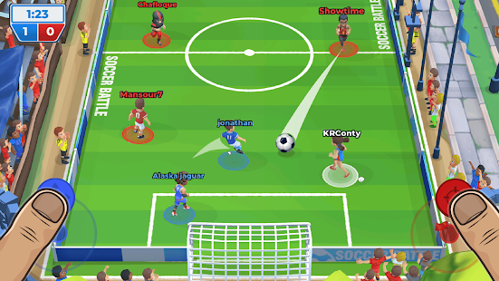 Screenshot de Soccer Battle Online PvP v1.47.0 Apk Mod (Dinheiro Infinito)