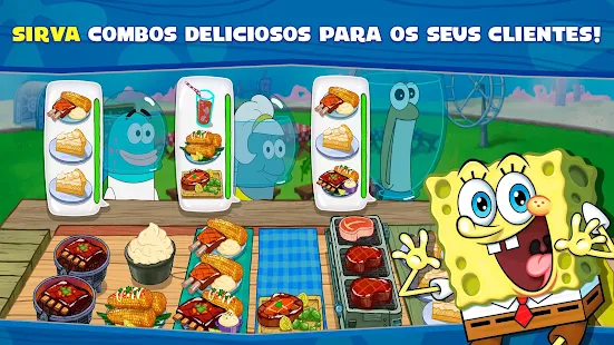 Screenshot de SpongeBob Krusty Cook-Off v5.6.5 Apk Mod (Dinheiro Infinito)