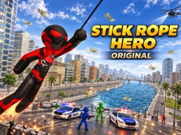 Download Stick Rope Hero Original v1.0.1 MOD APK – DINHEIRO INFINITO (Android) Download Stick Rope Hero Original v1.0.1 MOD APK – DINHEIRO INFINITO