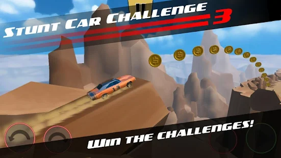 Screenshot de Stunt Car Challenge 3 v3.33 Apk Mod (Dinheiro Infinito)