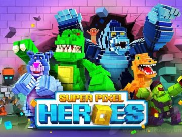 Download Super Pixel Heroes v1.2.116 MOD APK – DINHEIRO INFINITO