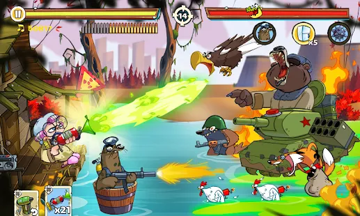Screenshot de Swamp Attack 2 v1.2.5 Apk Mod (Dinheiro Infinito)