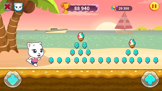 Screenshot de Talking Tom Candy Run v1.6.2.377 Apk Mod (Dinheiro Infinito)