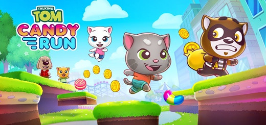 Talking Tom Candy Run v1.6.2.377 Apk Mod (Dinheiro Infinito)