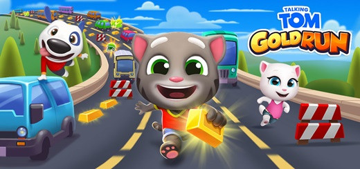 Talking Tom Corrida do Ouro v26.1.10.15782 Apk Mod (Dinheiro Infinito)