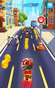 Screenshot de Talking Tom Hero Dash v26.2.1.11229 Apk Mod (Dinheiro infinito)