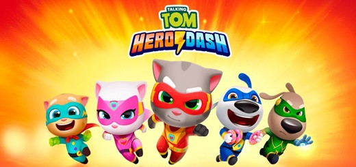 Talking Tom Hero Dash v26.2.1.11229 Apk Mod (Dinheiro infinito)
